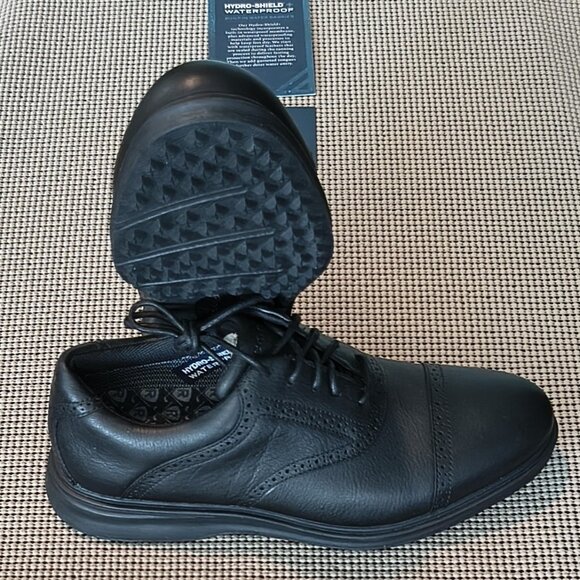 Rockport Total Motion Links Golf Shoe CJ0115 7.5 Wide-Black